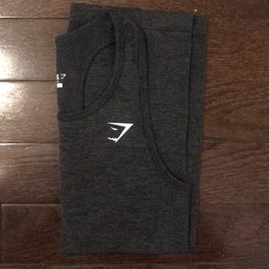 Gymshark Black Marl Seamless Vest